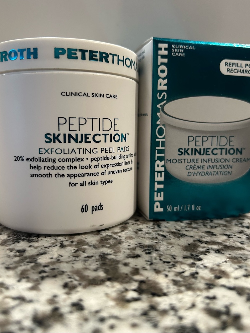 Peter Thomas Roth Peptide Skinjection AND Exfoliating Peel Pads